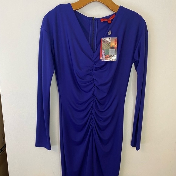 NWT Narcisco Rodriguez for Design Nation Ruched Sheath Dress - Picture 6 of 9